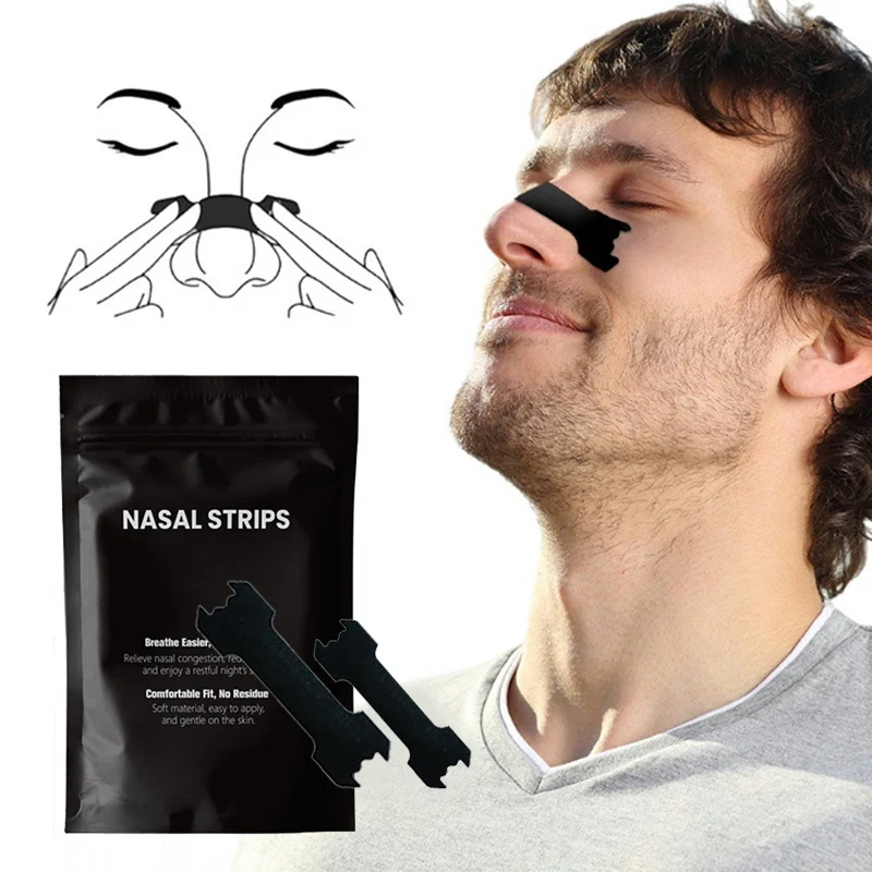90/60/30PCS Anti Snoring Nose Patch Set Nasal Strips Better Breathing Non-Invasive Sleep Aid Decive