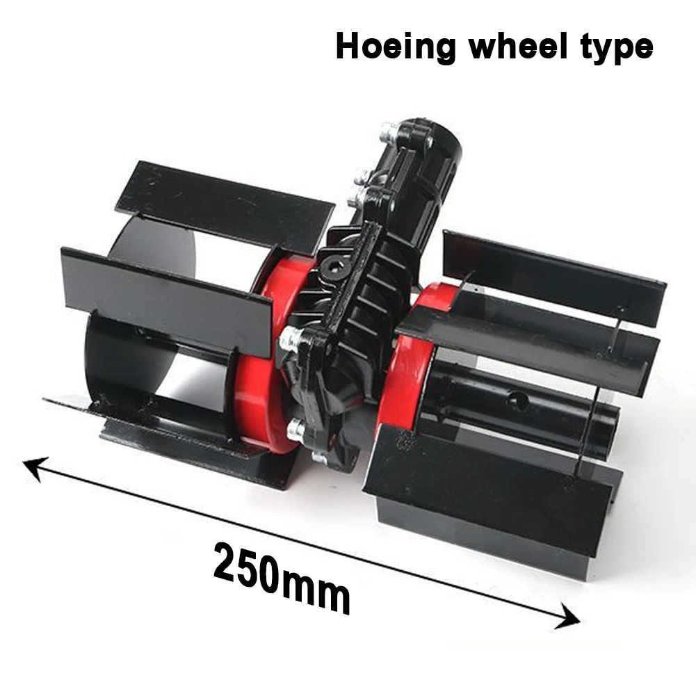 Multifunctional Lawn Mower Grass Trimmer Accessory with Interchangeable Blades Soil Loosening/Trenching/Weeding Wheel 6