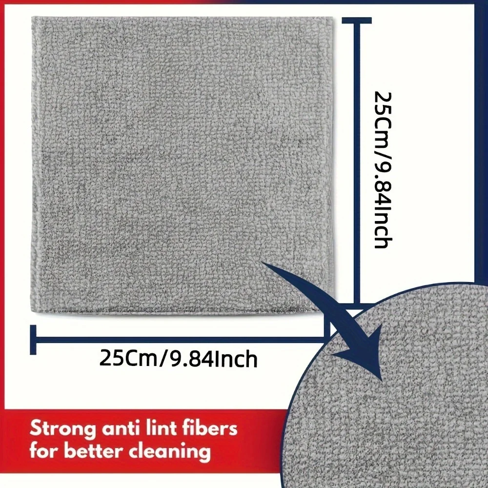 5/15Pcs Microfiber Car Towel Absorbent Kitchen Towel Quick Drying Cleaning Cloth Rags Home Cleaning Tools for Bath &Car Care 6