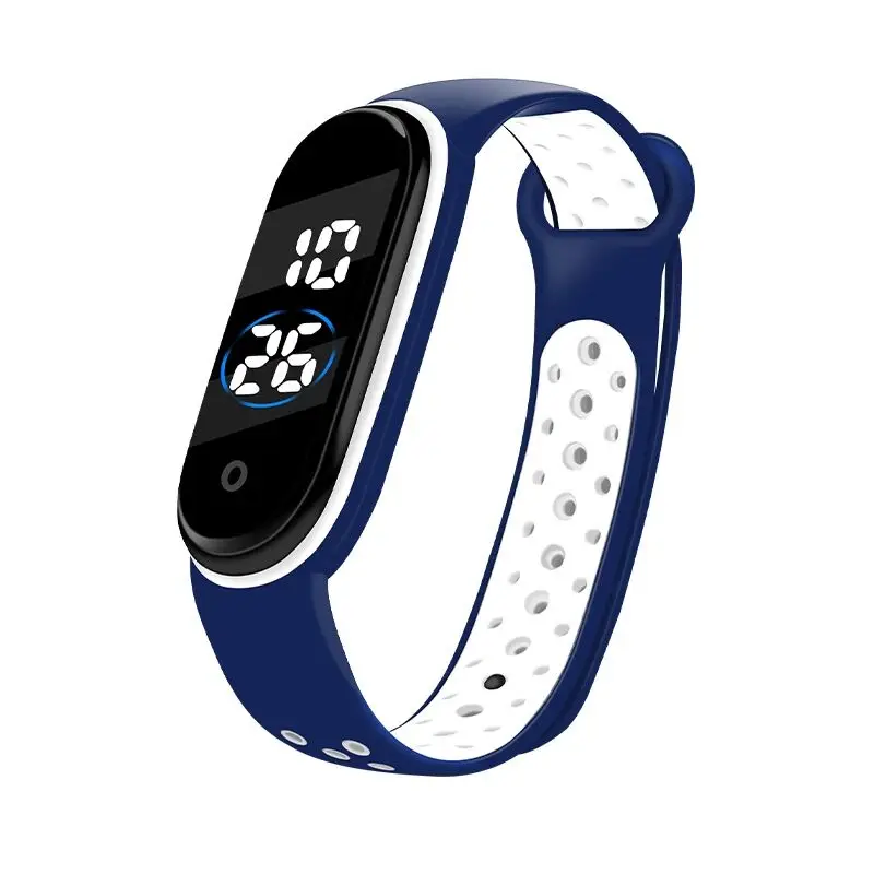 Best Selling Silicone Bracelet Electronic Watch Men's Sports Leisure Waterproof Women's Watch Couple Simple Men Digital Watch 
