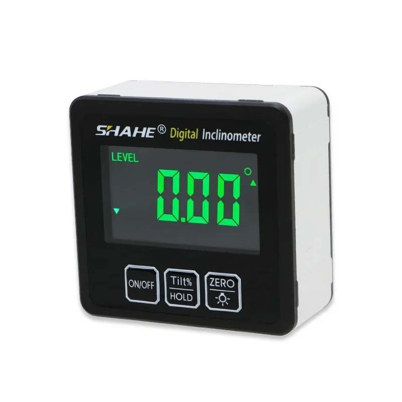 SHAHE 360&deg; Mini Digital Protractor Electronic Goniometer Inclinometer Digital Level Angle Finder With Magnetic Base