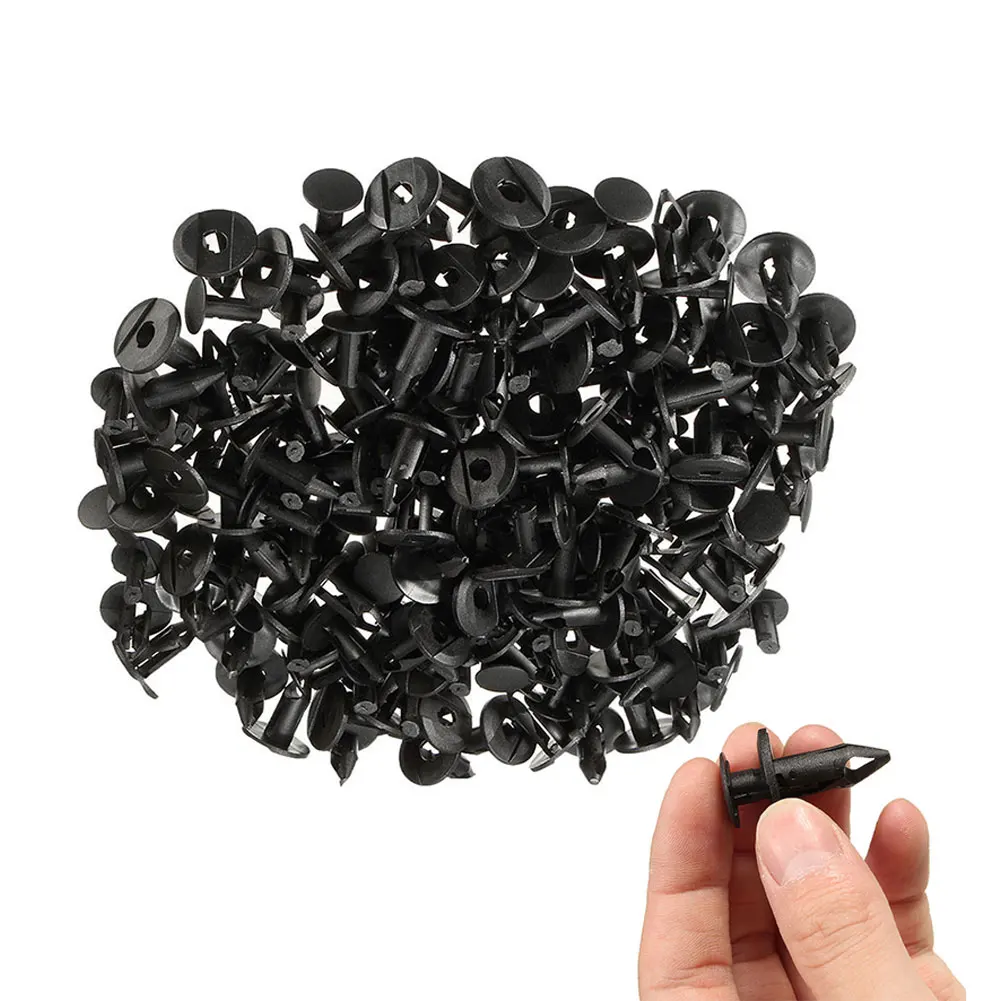 

50x 8mm ATV UTV Car Shield Push Pin Rivet Retainer Clip For Car Bumper Door Panel Fender Liner Clips Retainer Interior Accessory