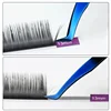 New Arrival Blue Professional High Quality Eyelash Extension Tweezers Stainless Steel Anti-Shake Tweezers with Plastic Bottle 2