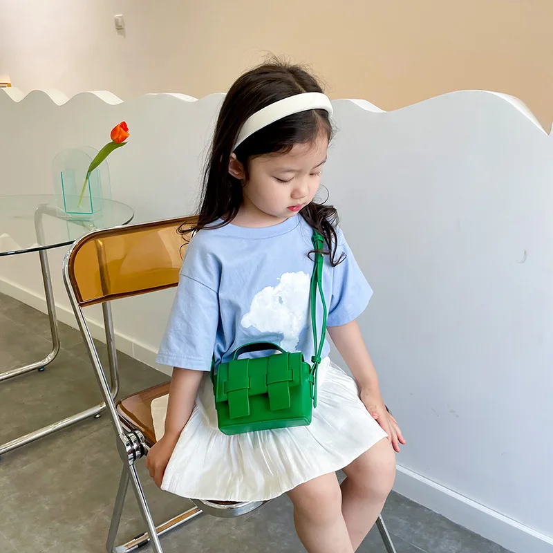 Children Small Shoulder Bag Princess Accessories Kids Coin Purse Handbags Cute PU Leather Girls Baby Crossbody Bags Baby Stuff