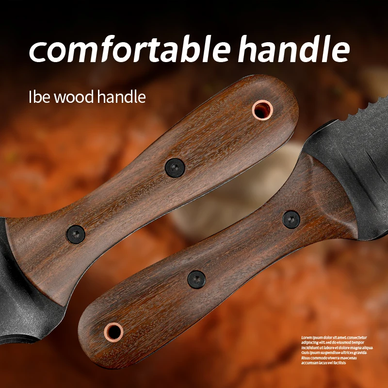 Description Picture 6 of itemGarden shovel, outdoor gardening shovel, cutting saw, portable and multifunctional mud digging knife, high-end camping tool thic