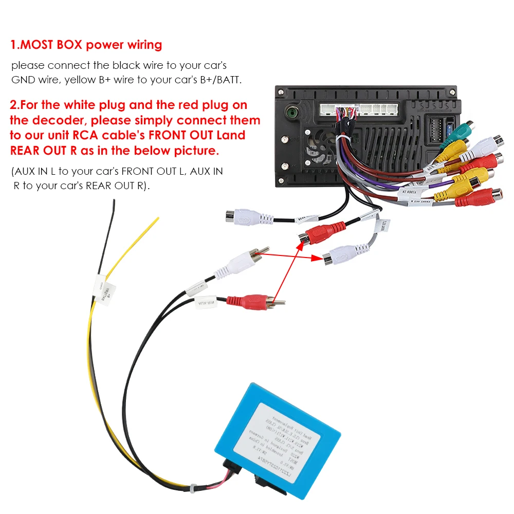 Hizpo Car Monitor Optical Fiber Decoder Only Fit For Mercedes Benz BMW Android System Car Radio Multimedia Players In Our Store car mp3 player