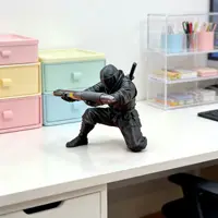 Creative 3D Pen Holder, Ninja Figurine Ornament, Desktop Pen Holder Storage, Decorative Pen Holder/Stationery Storage, Gifts 5