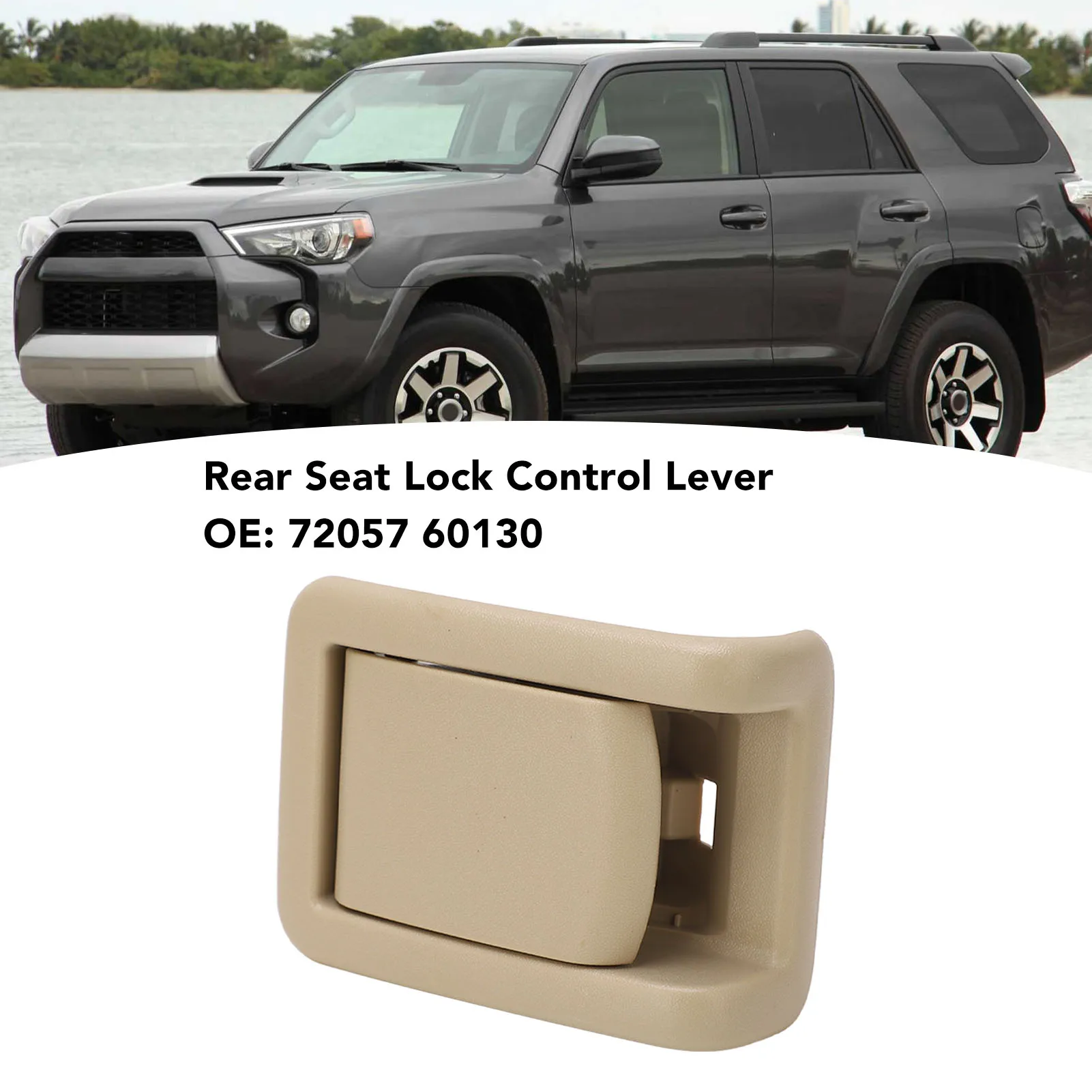 Rear Seat Lever Control Adjust Handle Latch 72057 60130 Replacement for Toyota 4runner GX400 GX460 Land Cruiser Prado