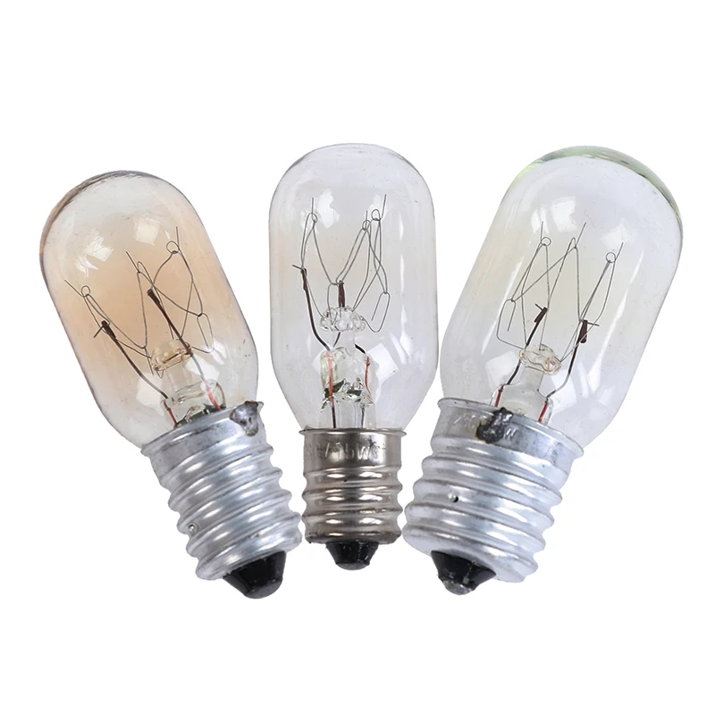15w Refrigerator Bulb Microwave Light E12/E14/E17 Toaster/Steam Bulb 230V High Temperature