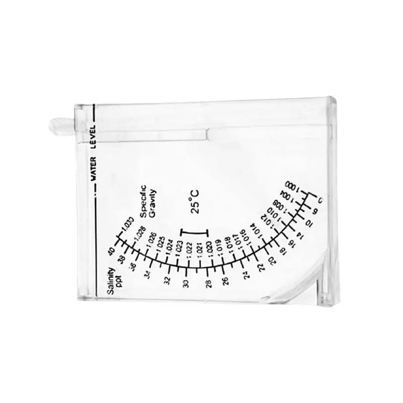 Sea Water Hydrometer Salinity Meter Saltwater Tester Sea Hydrometer Salinity Specific Gravities Test For Aquarium Fish Tank
