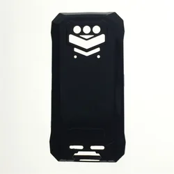 Elegant Black Transparent Silicone Protective Shell for Doogee S89 Pro (Black)