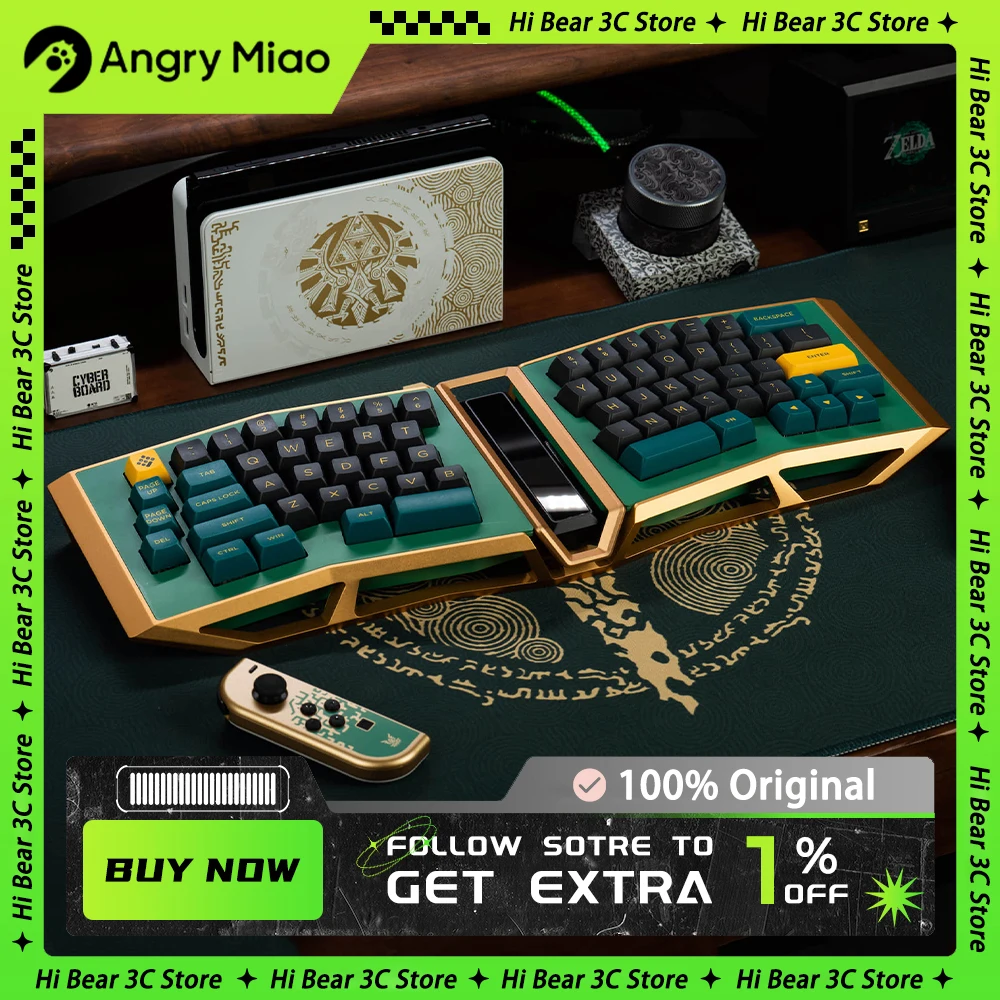 

Клавиатура беспроводная Механическая с RGB-подсветкой и низкой задержкой