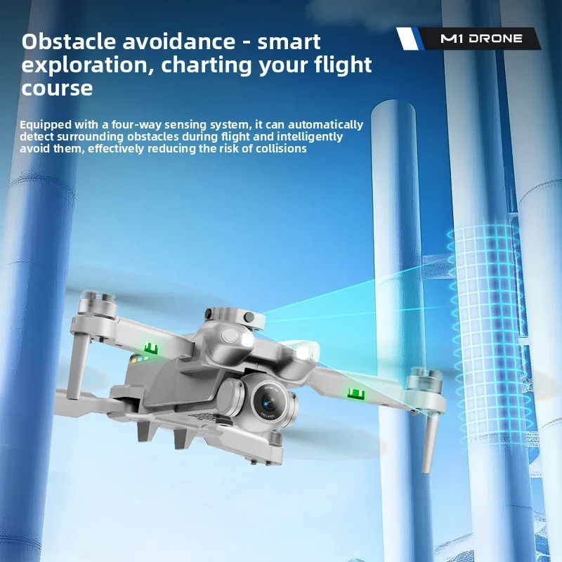Drone pliable sans balais 4K double caméra GPS pour débutants