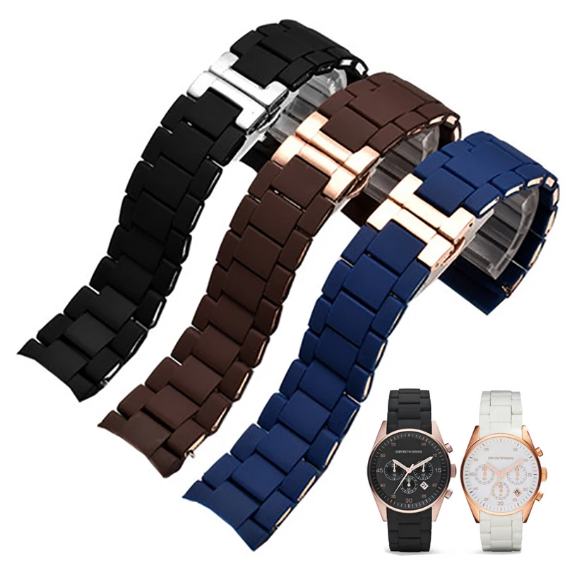 Cinturino In Gomma Siliconica Per Casio Protrek Series Prg-110Y/Prw-1300Y Prg-130Y/Prw-1500Y Cinturino Nero Bracciale Sportivo Impermeabile