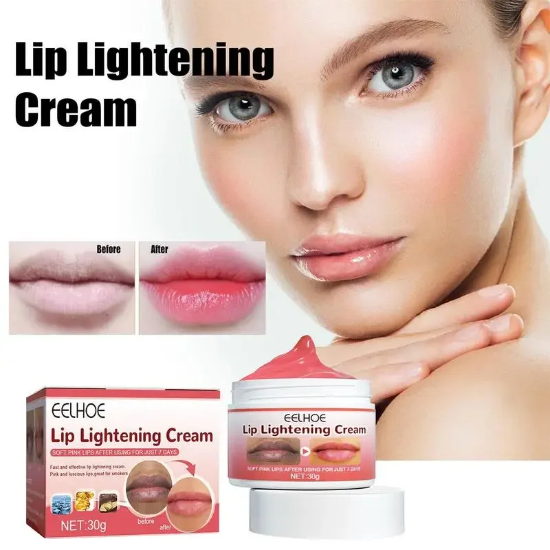 Lip Lightening For Dark Lips Healthy Organic Lip Lightening Cream Balm For Soft Pink Lips 30g Lip Balm For Brightening Dark Lips 3
