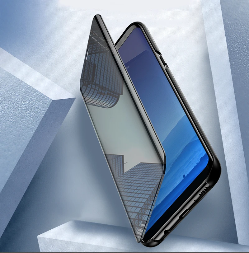 Smart Mirror Flip Case for Samsung Galaxy A72 A51 A32 A22 A12 A71 A70 A52 A50 A20 A20e A20s A30 A31 A42 J4 J6 A6 A7 A8 A82 Cover silicone case for samsung