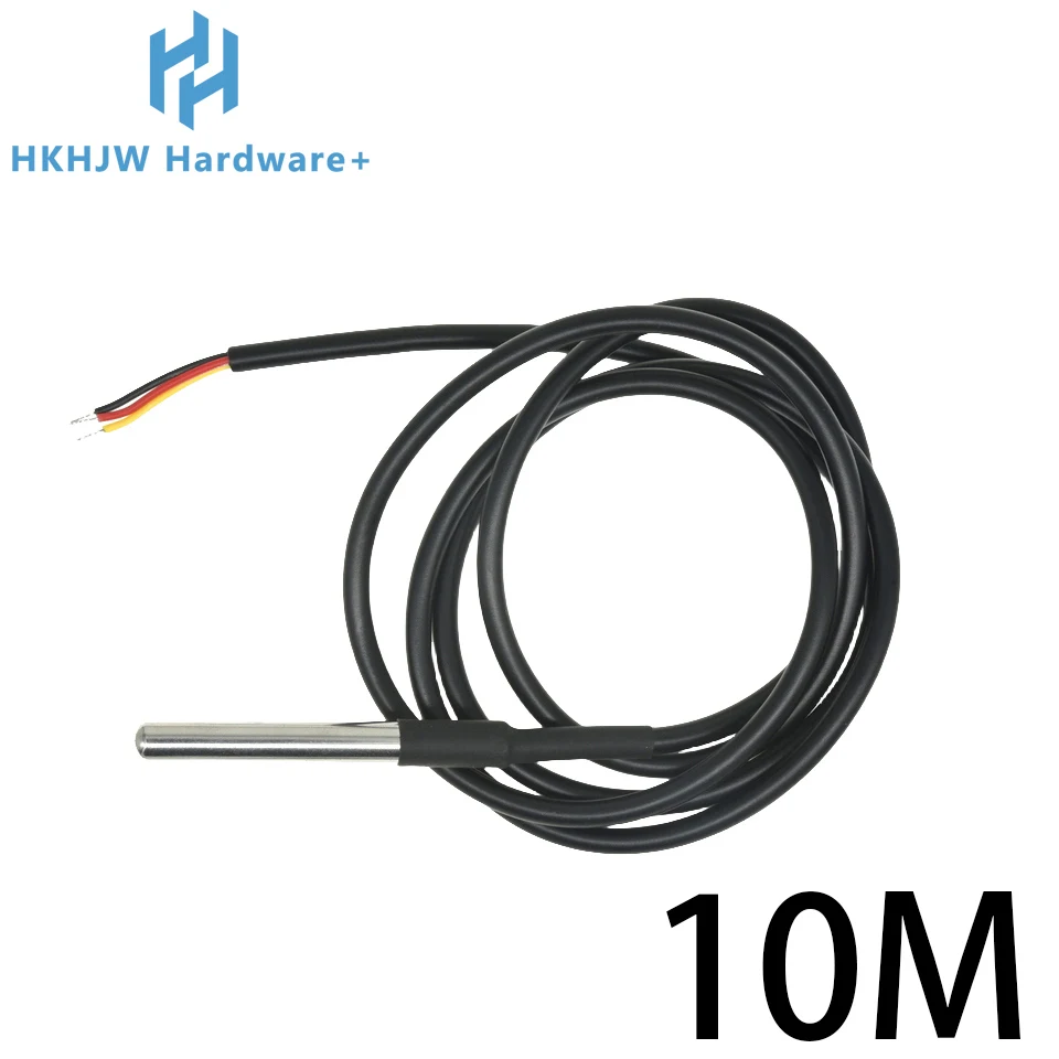 1/10PCS DS18B20 Waterproof Thread Temperature Probe Temperature Sensor Stainless Steel thumbnail 4