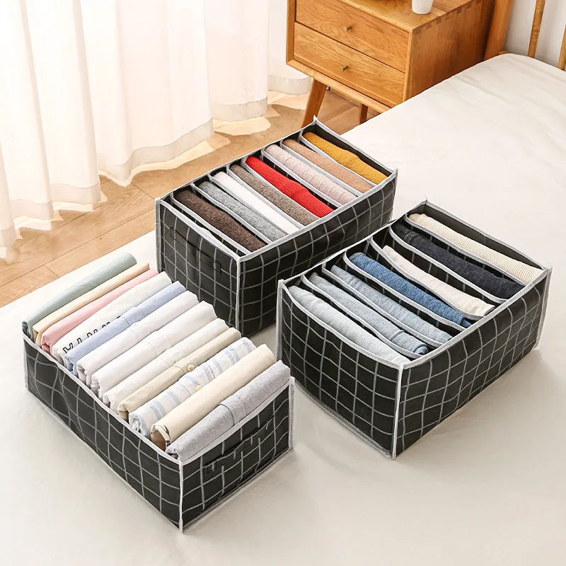 Room Organization Storage Box Fabric With Handle Clothes Organizer In