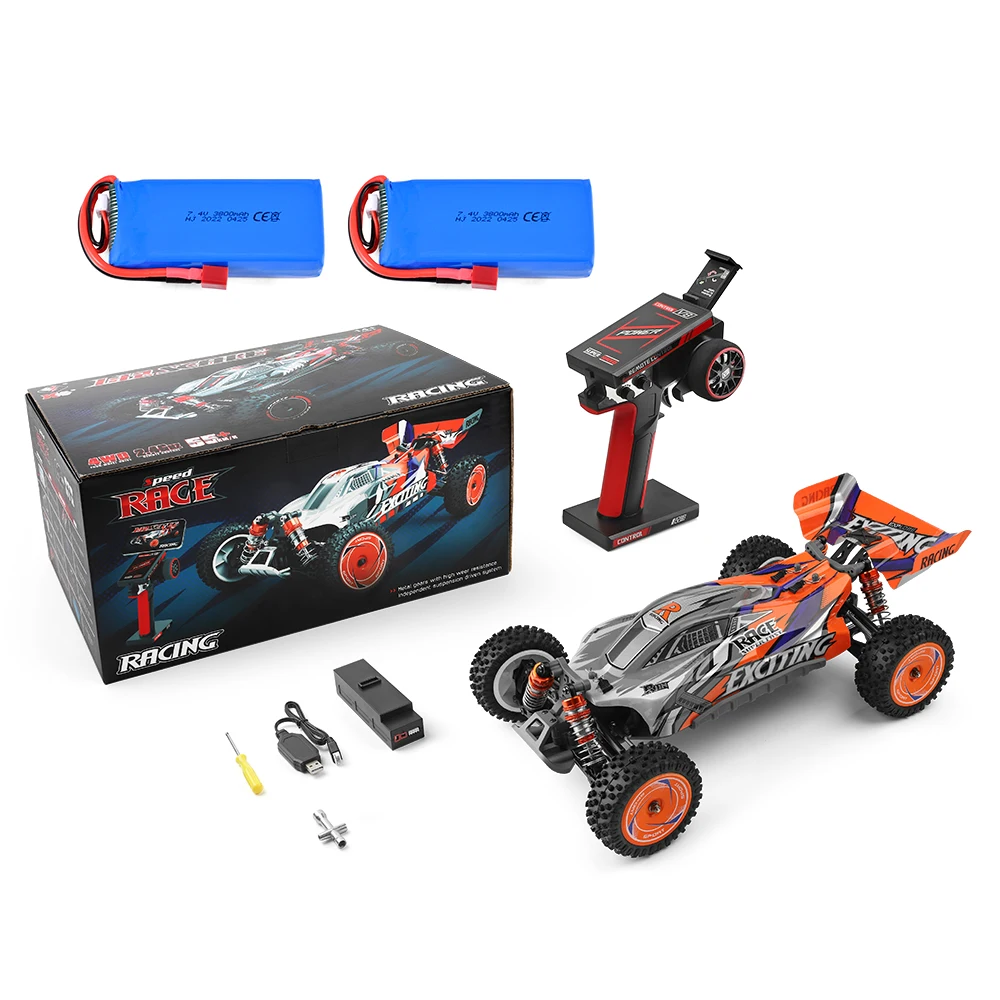WLtoys XK 124010 RC ̽ ī,  帮Ʈ 1/12 , 4WD ε  RTR  Ʈ 峭, 55 km/h, 2.4G