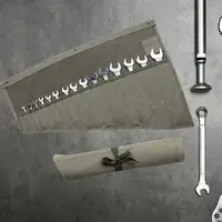 Pegboard Tool Organizer Space-saving Tool Organizer Tool Storage Bag with 16 Pockets Waterproof Wrench Roll for Capacity 2