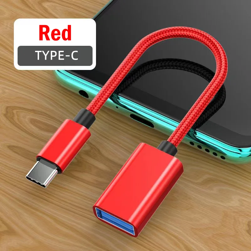 Adaptateur OTG USB-C Vers USB - Environ 21 Cm - Compatible Xiaomi Redmi Note 14 Pro 5G Et Autres Smartphones USB-C - 7