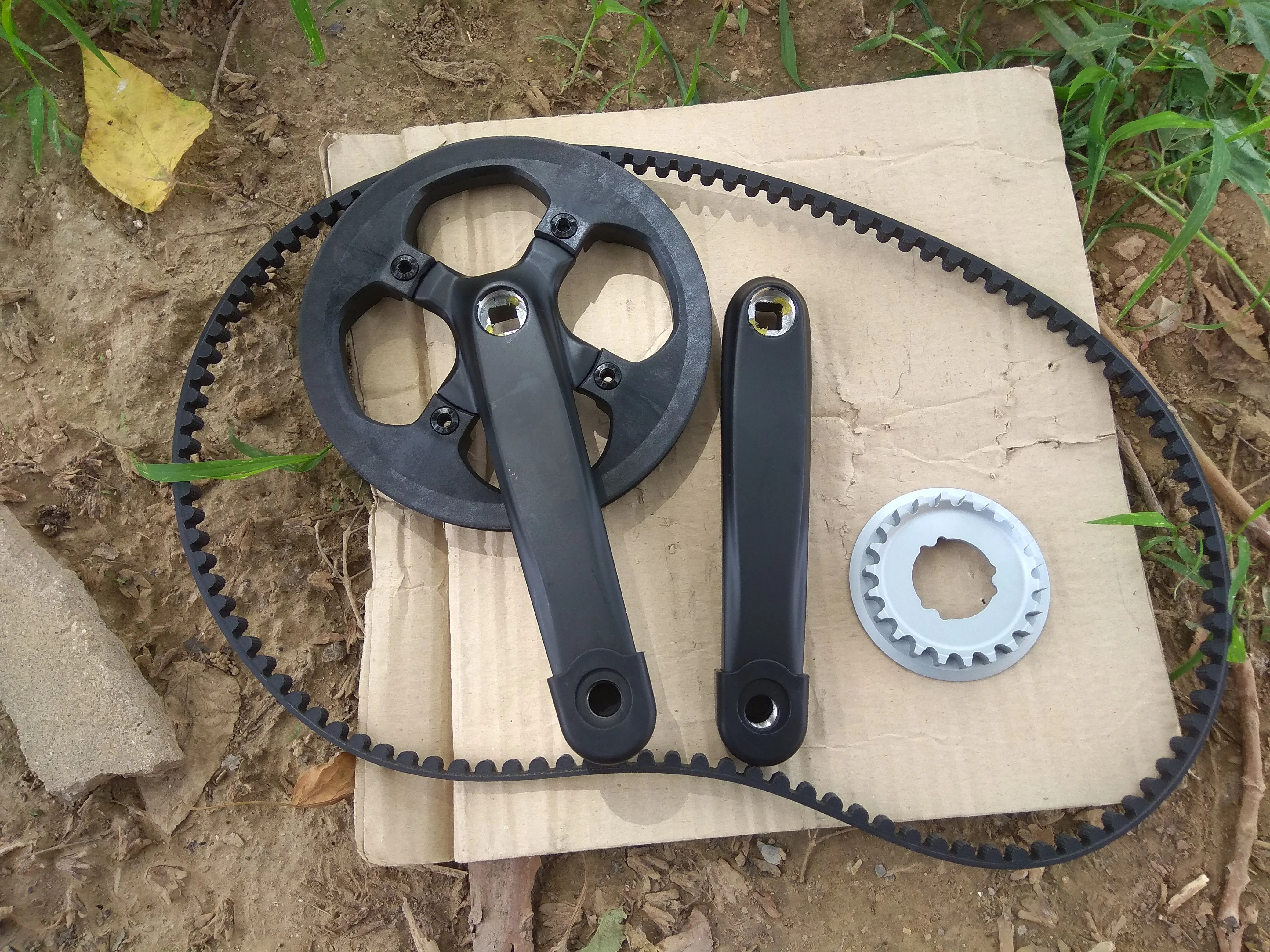 BicycleBeltDriveCrankset50T170mmGatesCarbonDriveBeltCDR112L