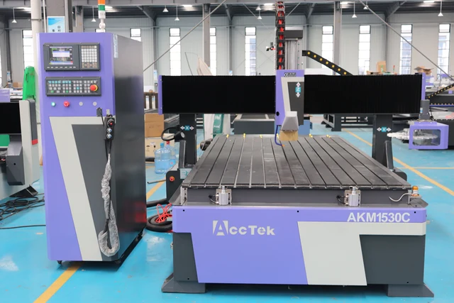 AccTek High Speed CNC Router 1500*3000mm Auto Tool Change Japanese Servo Motor Setted