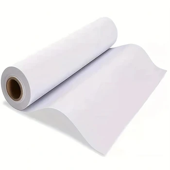 White Drawing Paper Roll 10m Art Paper Roll 44CM X 10M Painting Sketching Paper for Easel Paper, Bulletin Board Paper Gift Wrap