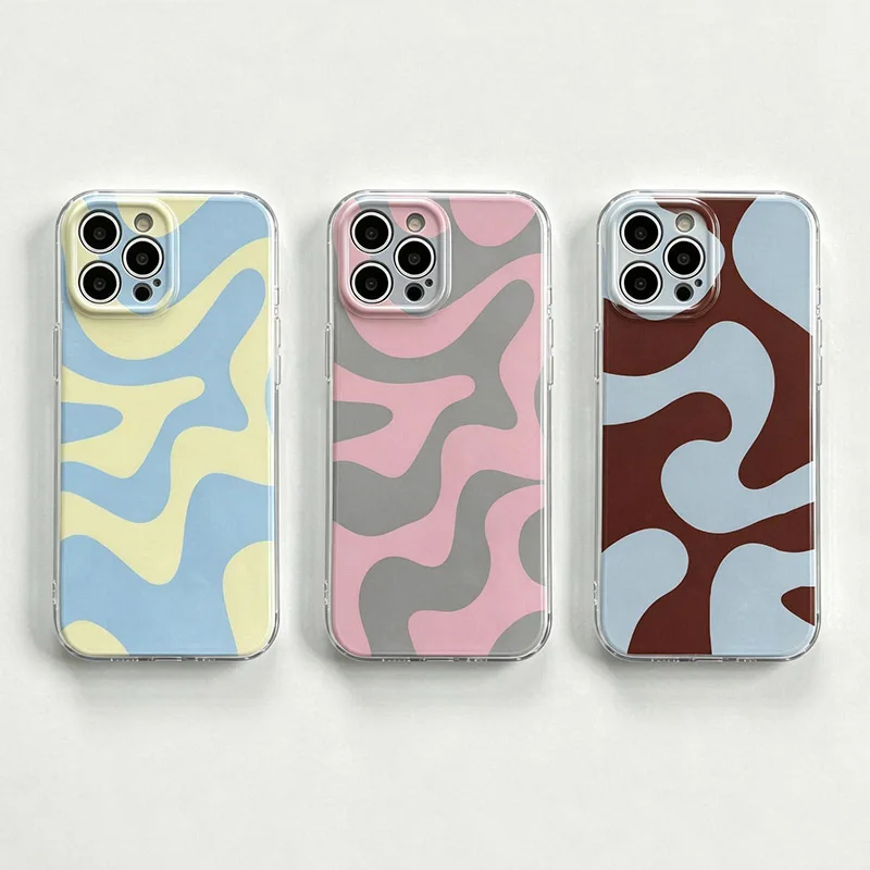Macaron Contrast Color Phone Case