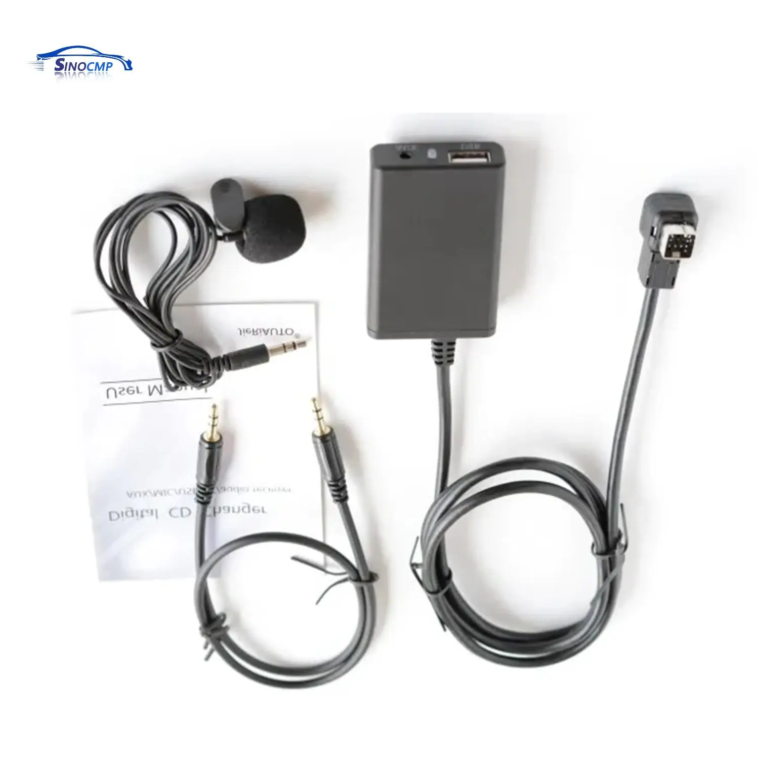 1 Set Bluetooth Music Hands-Free Car AUX Adapter Cable Clarion For