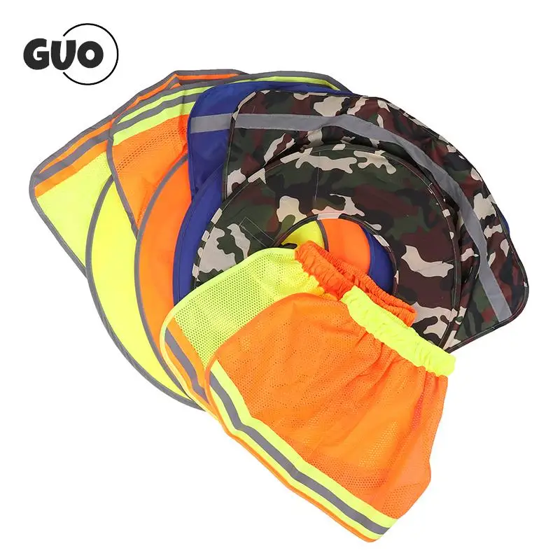 Reflective Sun Shade For Construction Safety Hard Hat (Hard Hat Not Included) Neck Shield For Helmets Reflective Stripe 5