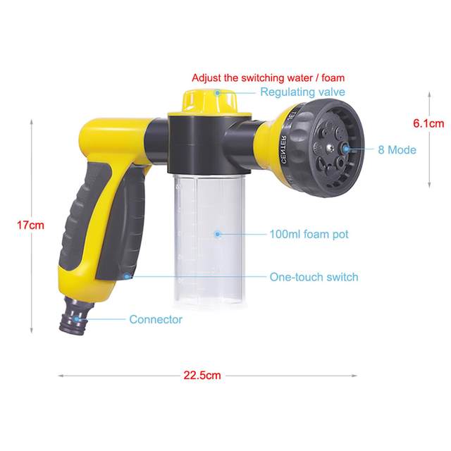 High Pressure Foam for Watering Patio Cleaning Car Washing Tool