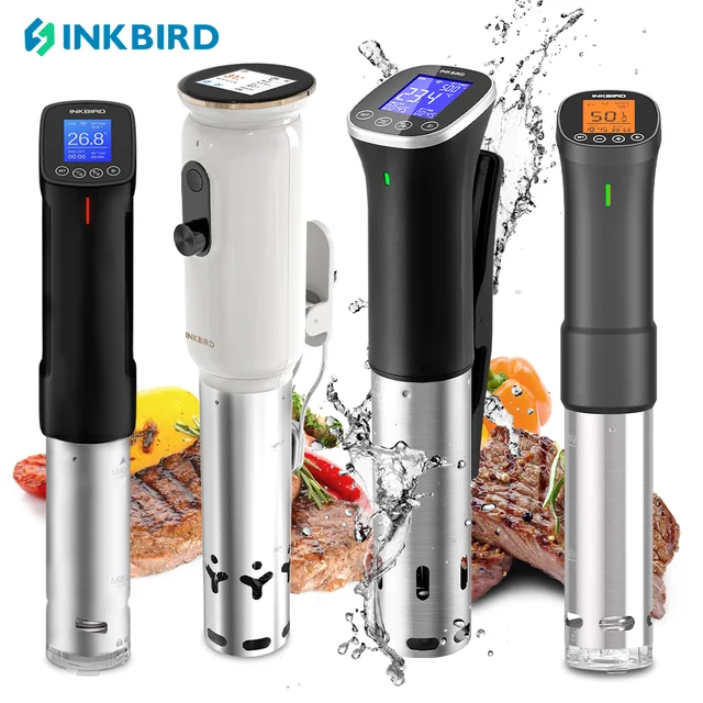 IKBIRD 4 ประเภท WiFi Sous Vide EU Plug Sous Vide Cooker APP รีโมทคอนโทรลสูตรสัญญาณเตือนภัยจับเวลาสําหรับทําอาหารเนื้อ 1