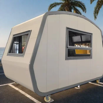 รถขายอาหารเคลื่อนที่แบบกำหนดเองพร้อมอุปกรณ์ครัว รถขายอาหารเร็ว ขายดี 2