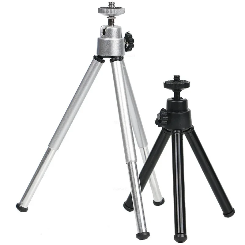 Compact Aluminum Alloy Desktop Tripod with Adjustable Flexible Stand