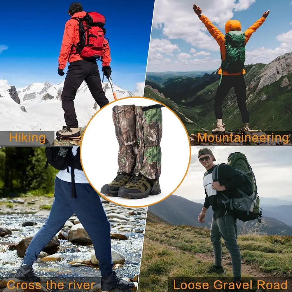 Ghette Impermeabili E Traspiranti Per Escursionismo | Taglia Unica Regolabile Per Outdoor - Foto 9