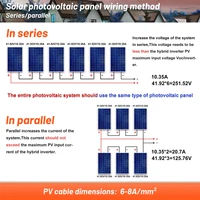 POWLAND onduleur solaire 10KW MPPT 4500W * 3 entrée PV 60-450VDC prise en charge fonction CT onduleur à onde sinusoïdale Pure pour système d'énergie solaire 3