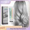 Grey Hair Dye Permanent Styling Hair Color Wax Shampoo Fashion No Damage Quick Coloring Lasting Professional Hairs Dyeing Cream 1