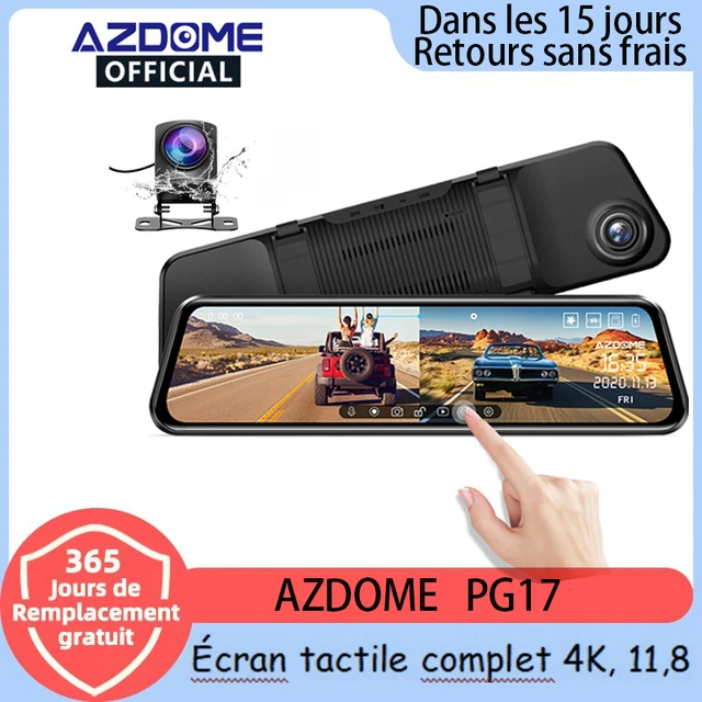 2020 Nouveau Azdome 10 plein Écran Rétroviseur Dash Cam Toucher Flux  Miroir Voiture Dvr Caméra Fhd Enregistreur Vidéo Vision Nocturne - Caméra  Dvr De Bord - AliExpress