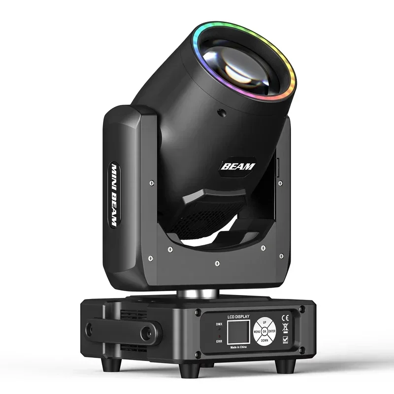 Yiflamefly 230W 이동 헤드 조명 RGBW DMX512 무대 조명 DMX 제어 사운드 활성화 재생 DJ 라이트 웨딩 파티 음악
