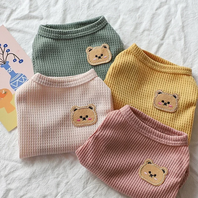 Dog Clothes Summer Cool Breathable Vest T-shirt Costume For Puppy Outdoor Pets