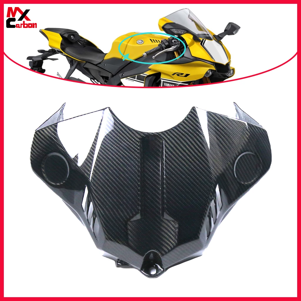 

Motorcycle Fuel Tank Cover Fairing Full Carbon Fiber Body Fairing Kit For Yamaha R1 2015 2016 2017 2018 2019