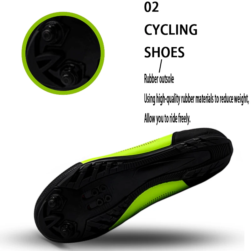 Cycling shoes Bike Sneakers Cleat Non-slip Men's Mountain Biking Shoes Bicycle shoes road footwear speed shoes