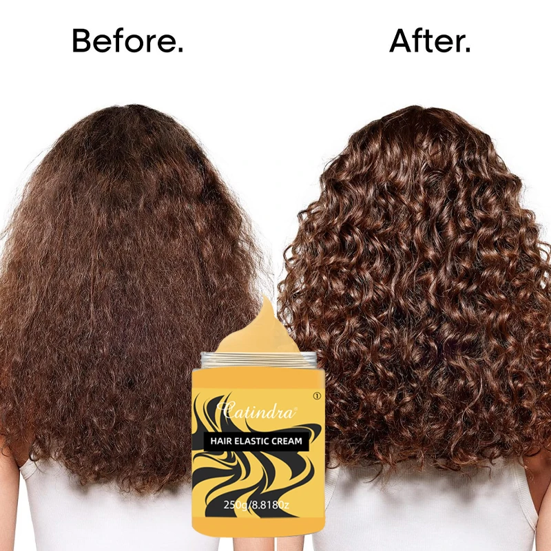 Hair Elasticity Cream Moisturizing Anti Curling Elastic Styling Enhancement Used for Curling Styling Hair Conditioner