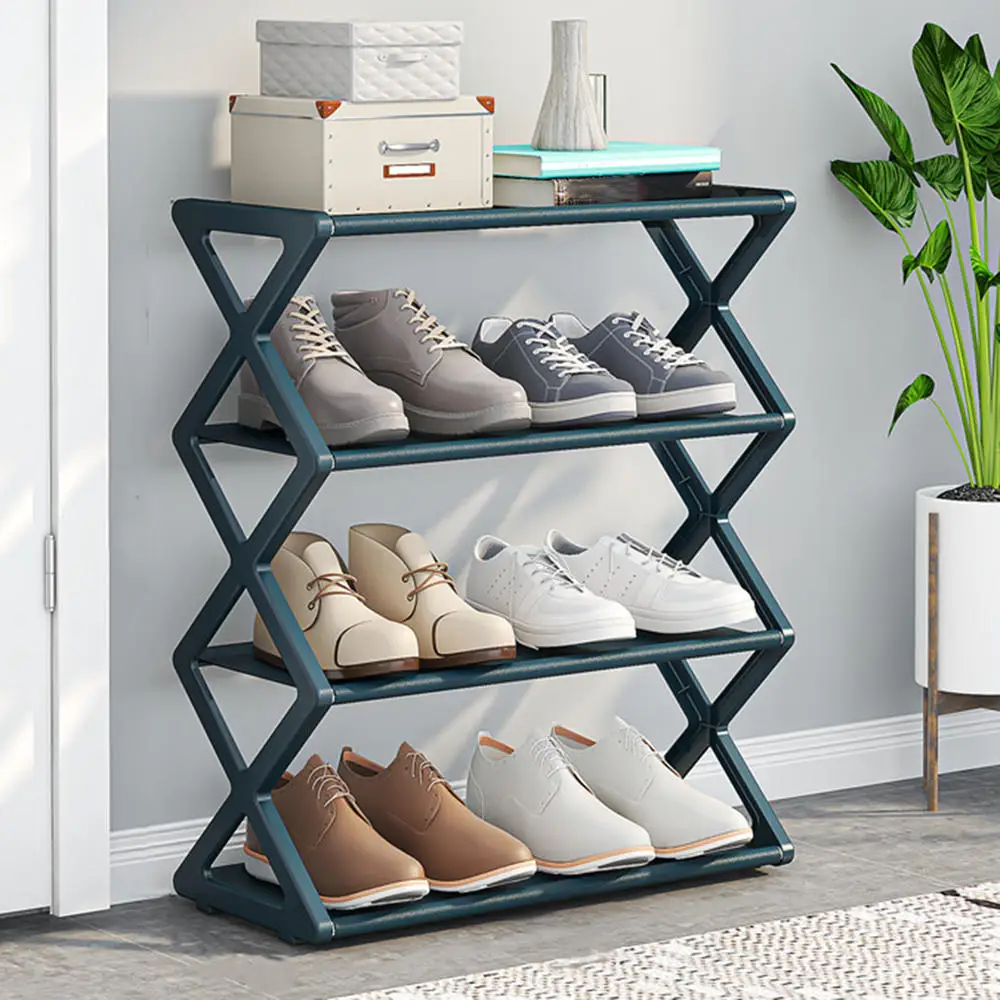 Sapatos-em-forma-de-X-Suporte-Rack-Shoecase-destac-vel-montado-Sneakers ...