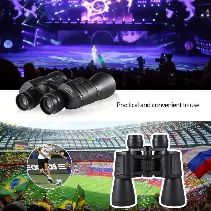 20x50 Military Powerful Long Range Binoculars Zoom HD BAK4-Prism High Magnification Professional Telescope For Hunting Tourism