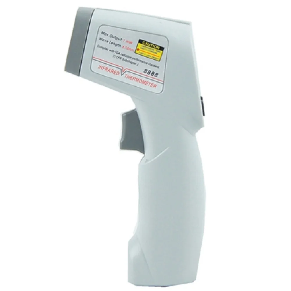 

AZ8888 Digital Infrared Thermometer Non-Contact Food Thermometer Measuring Range -20~260℃ D:S Ratio6:1