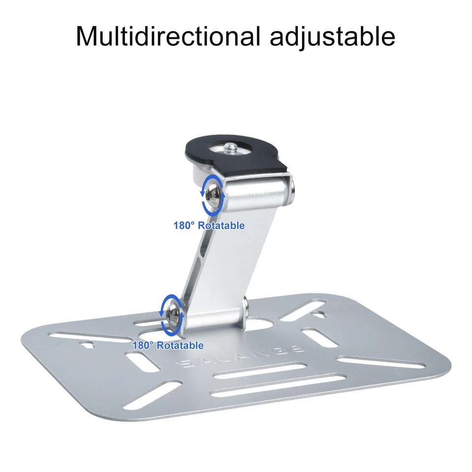 Mini Supporto Regolabile Per Proiettore – Da Tavolo O Soffitto, Rotazione 180°, Leggero E Portatile