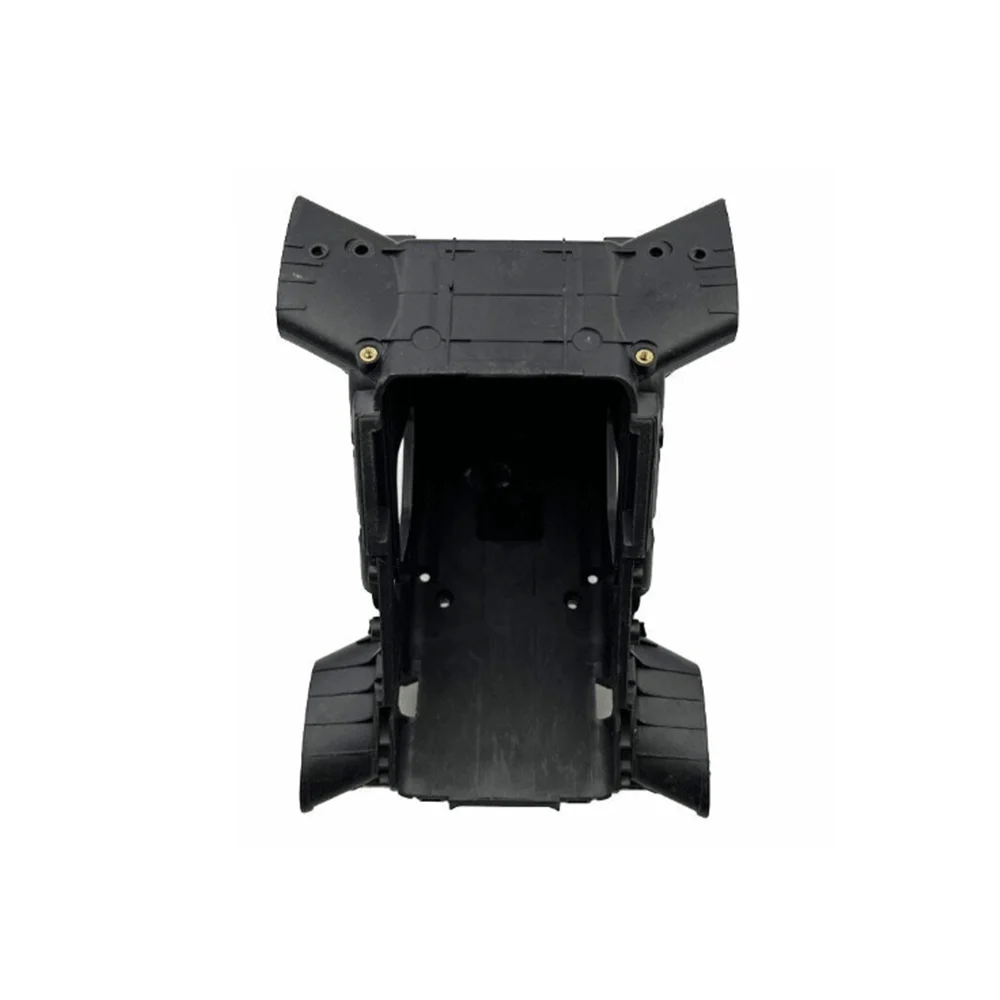 Cadre central démonté pour drone FPV gris clair, pièce de rechange facile à installer, montrant les détails de fixation.