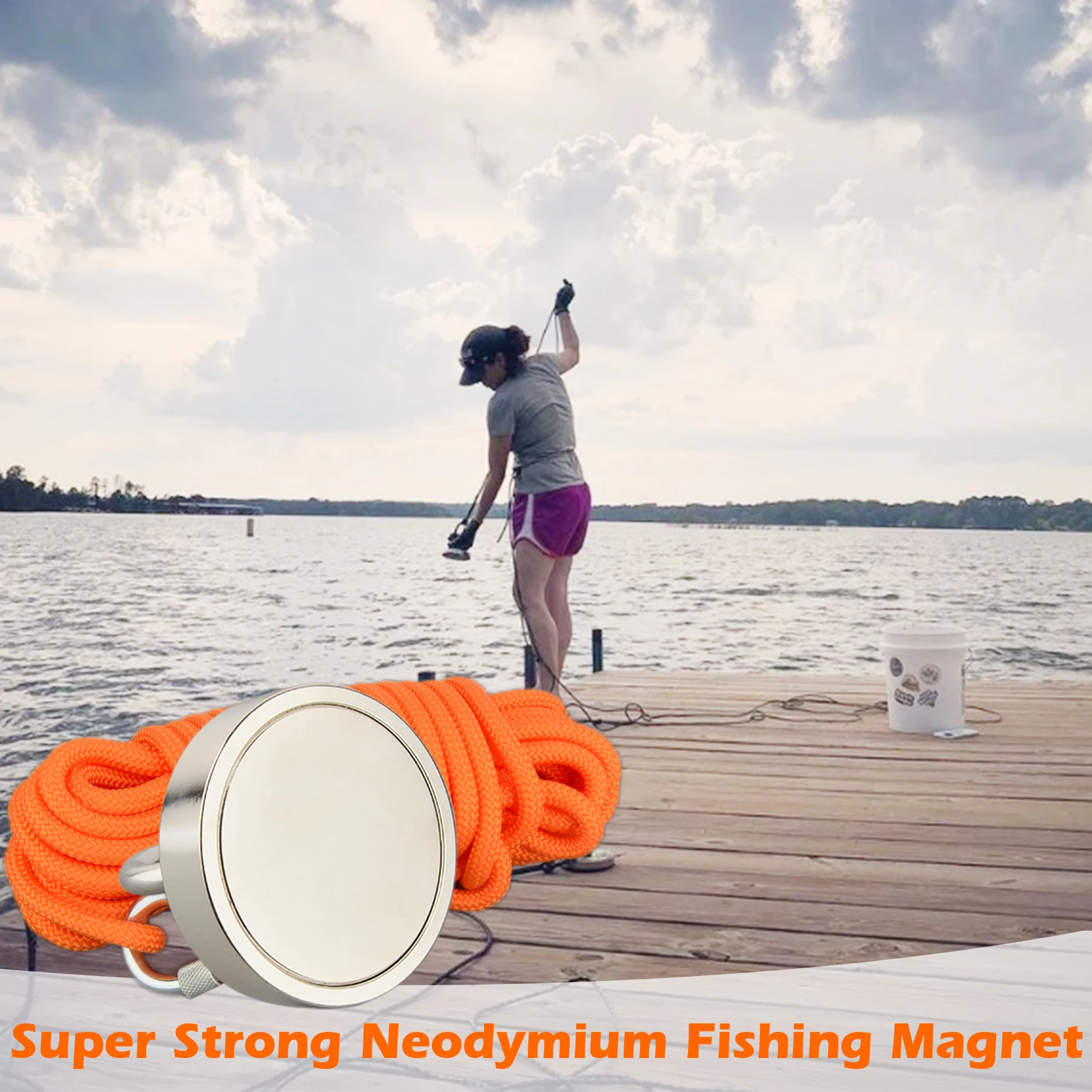 300kg Powerful Neodymium Magnet Set Recovery Magnets Fishing Serach Salvage  Treasure Hunting Round Rare Earth Durable Rope - Magnetic Materials -  AliExpress